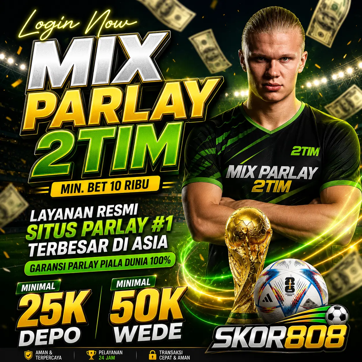 Skor808: Agen Mix Parlay 2 Tim Resmi & Terpercaya